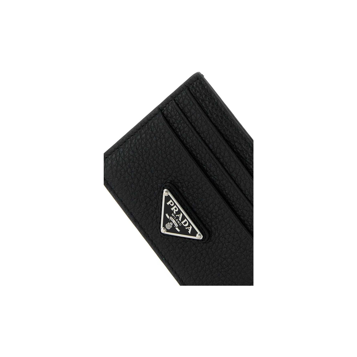 Prada Card Holder in Leather Black