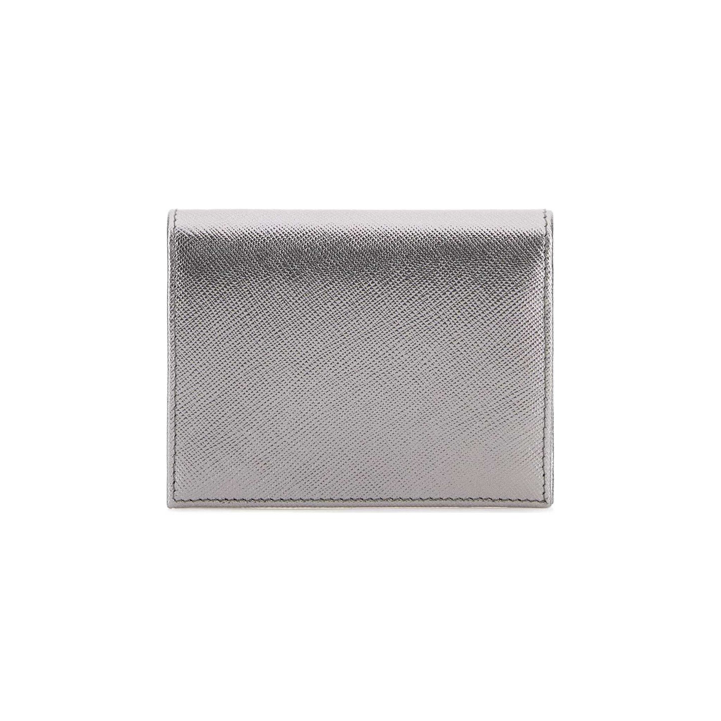 Prada Wallet in Leather Silver