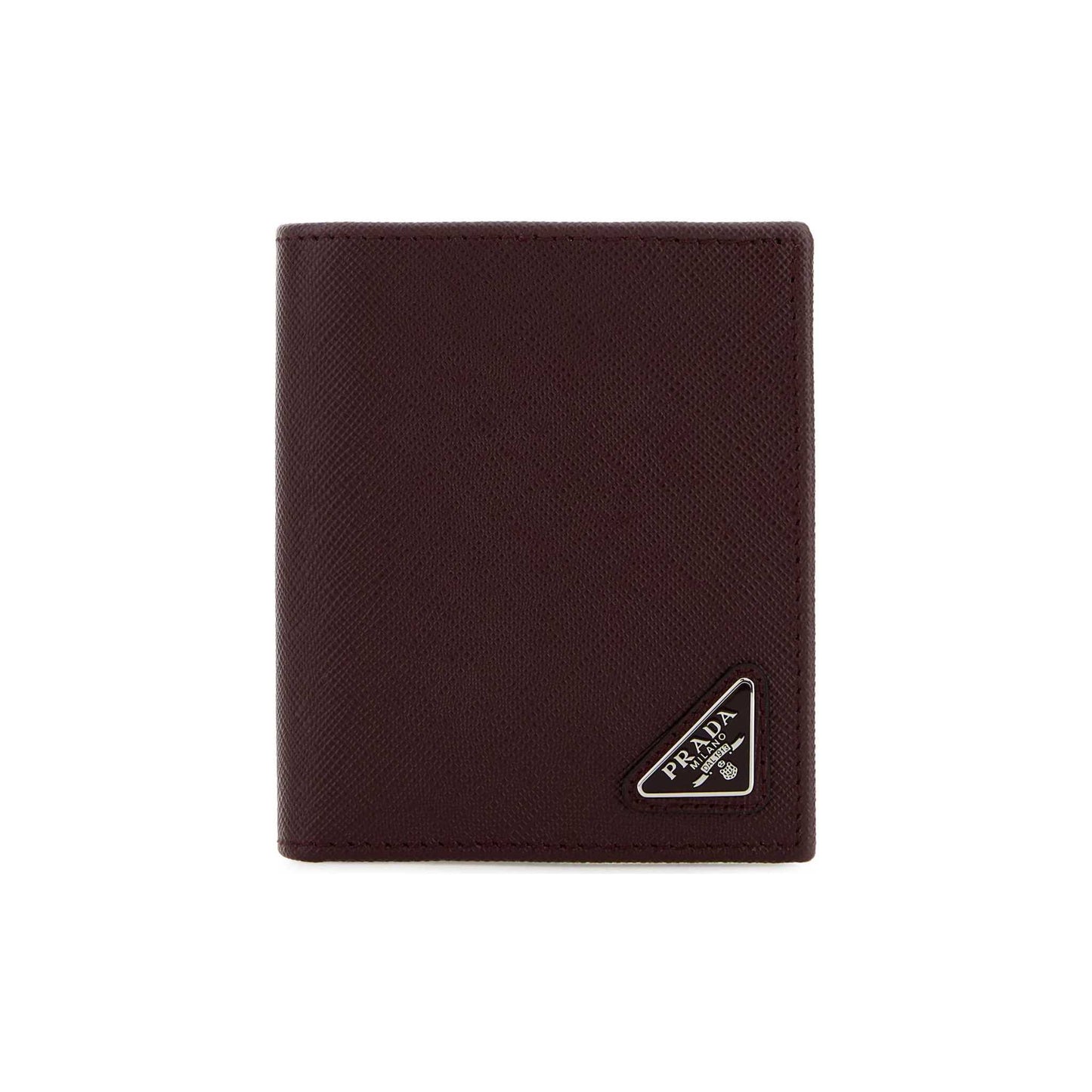Prada Wallet in Leather Bordeaux