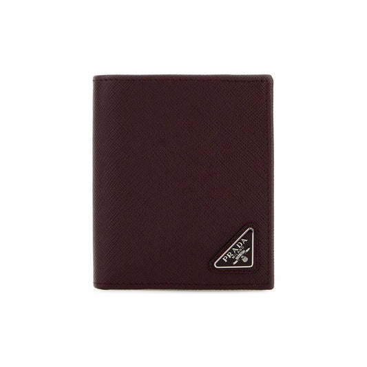 Prada Wallet in Leather Bordeaux
