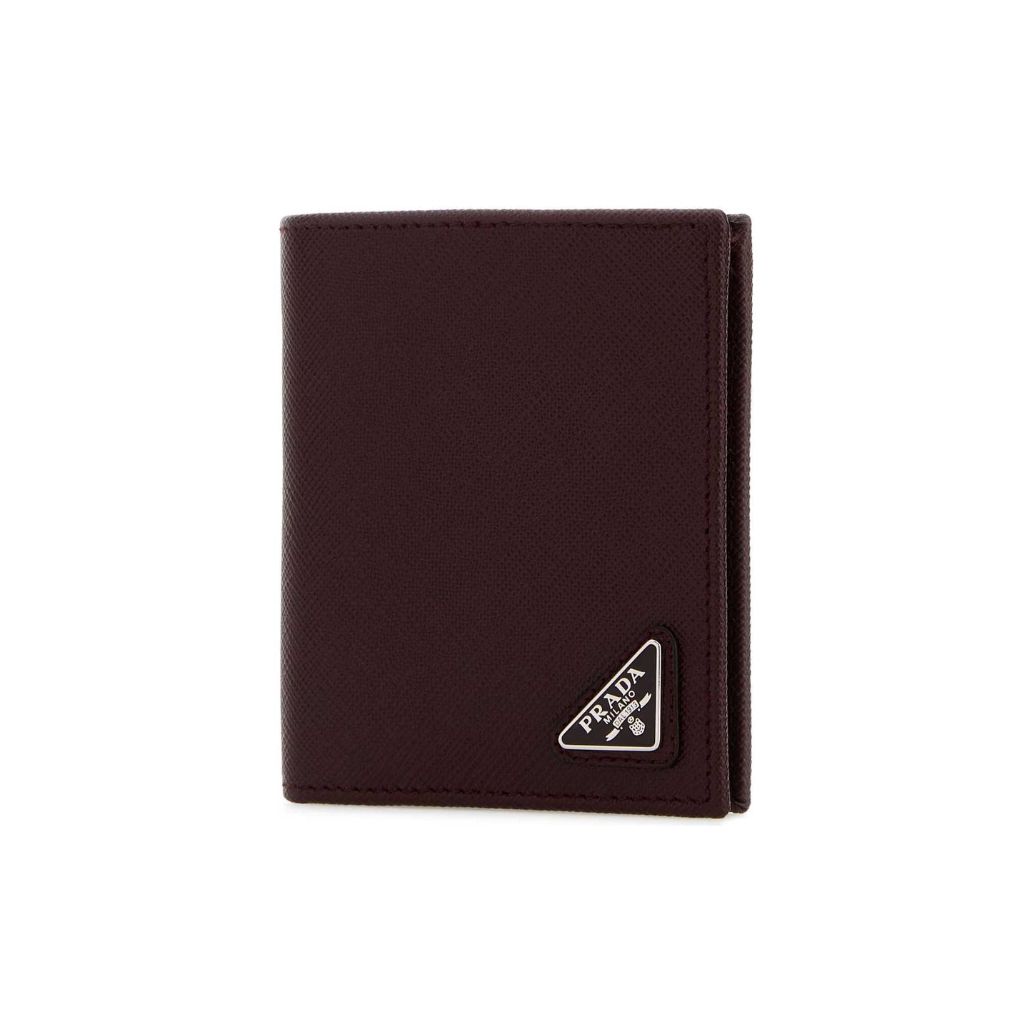 Prada Wallet in Leather Bordeaux