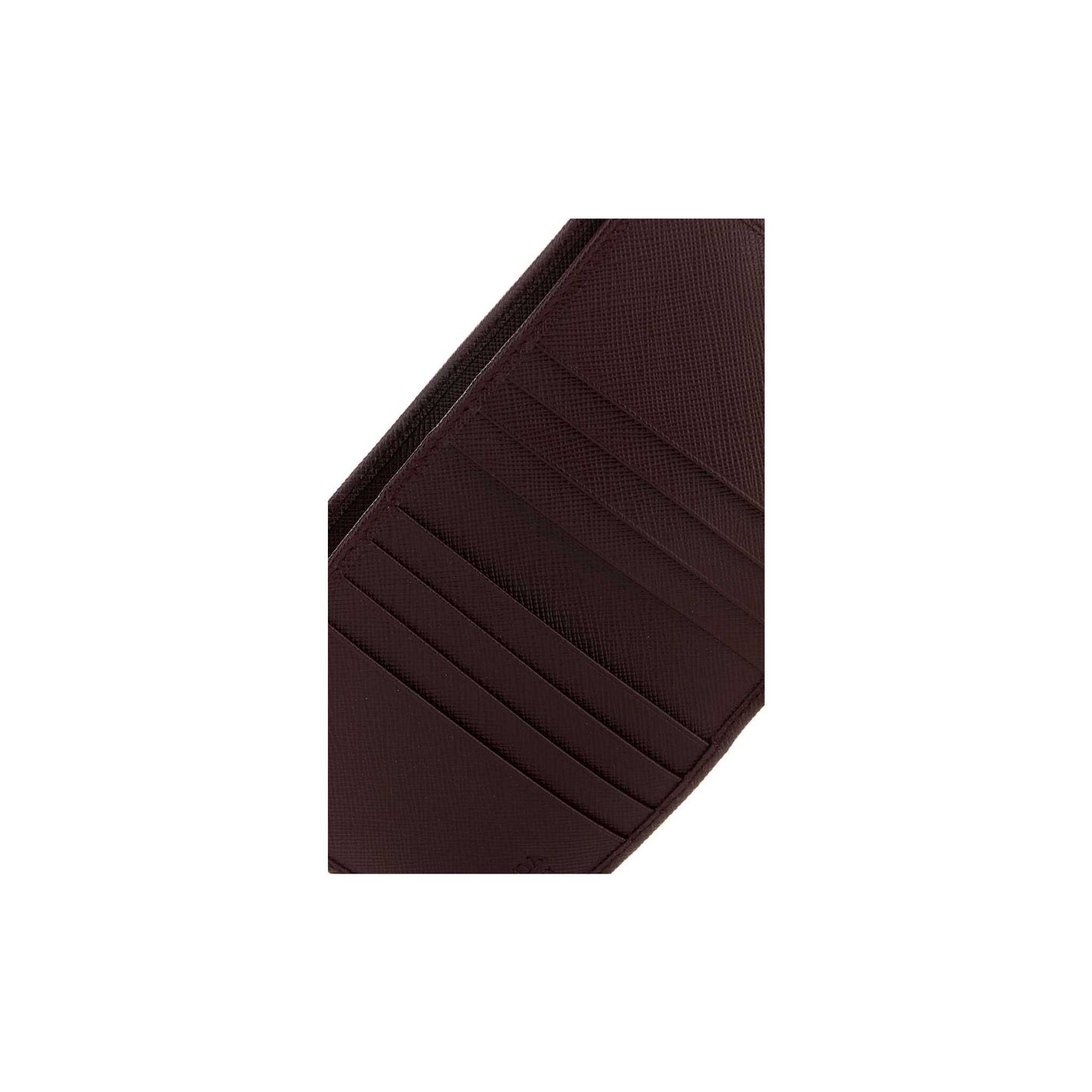 Prada Wallet in Leather Bordeaux