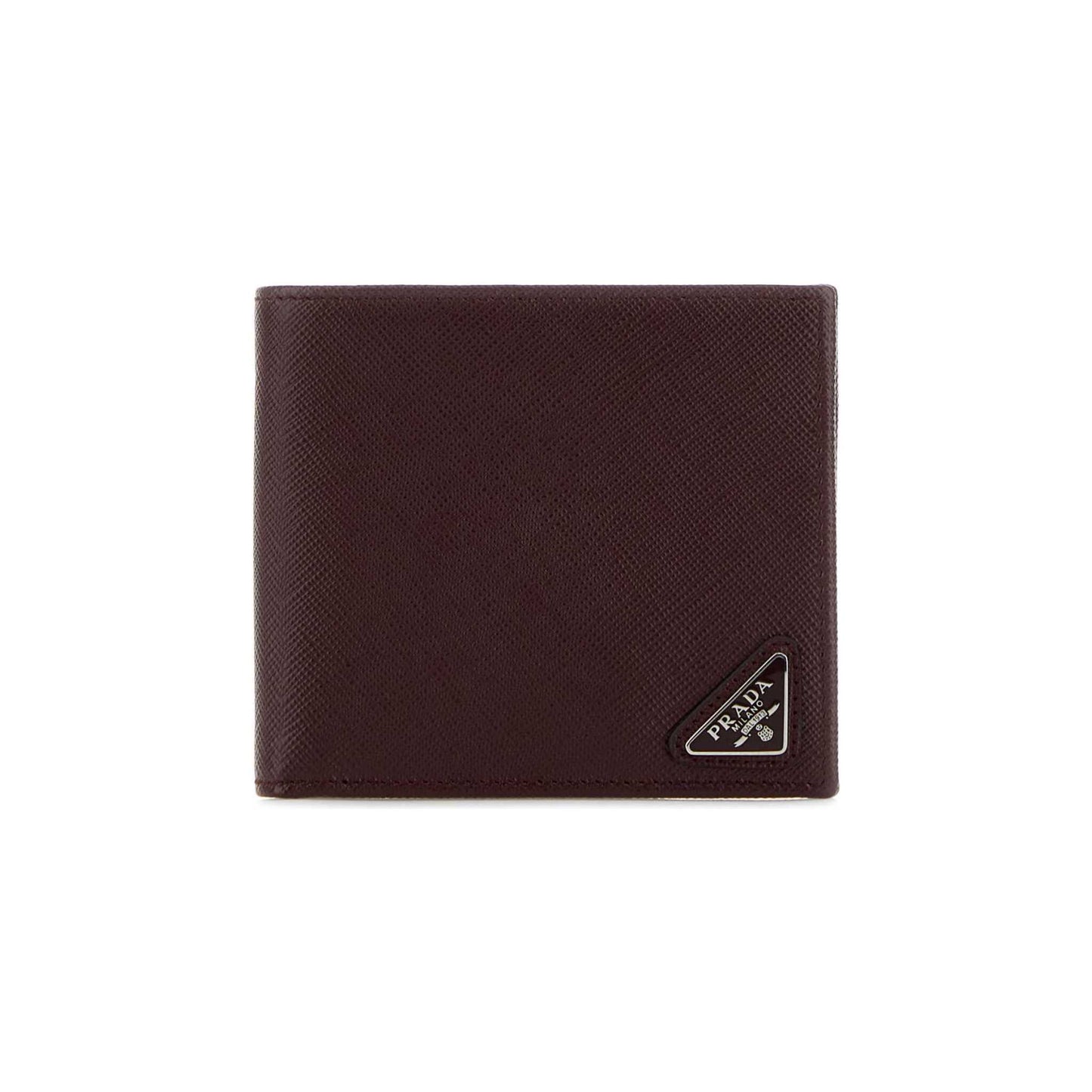 Prada Carteira em Couro bordô