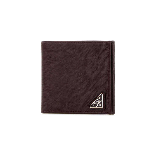 Prada Wallet in Leather Bordeaux