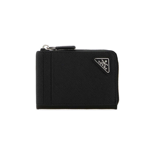 Prada Card Holder in Leather Black