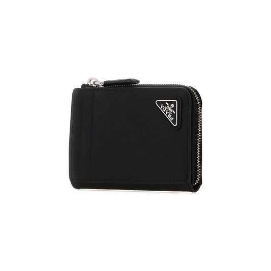 Prada Card Holder in Leather Black