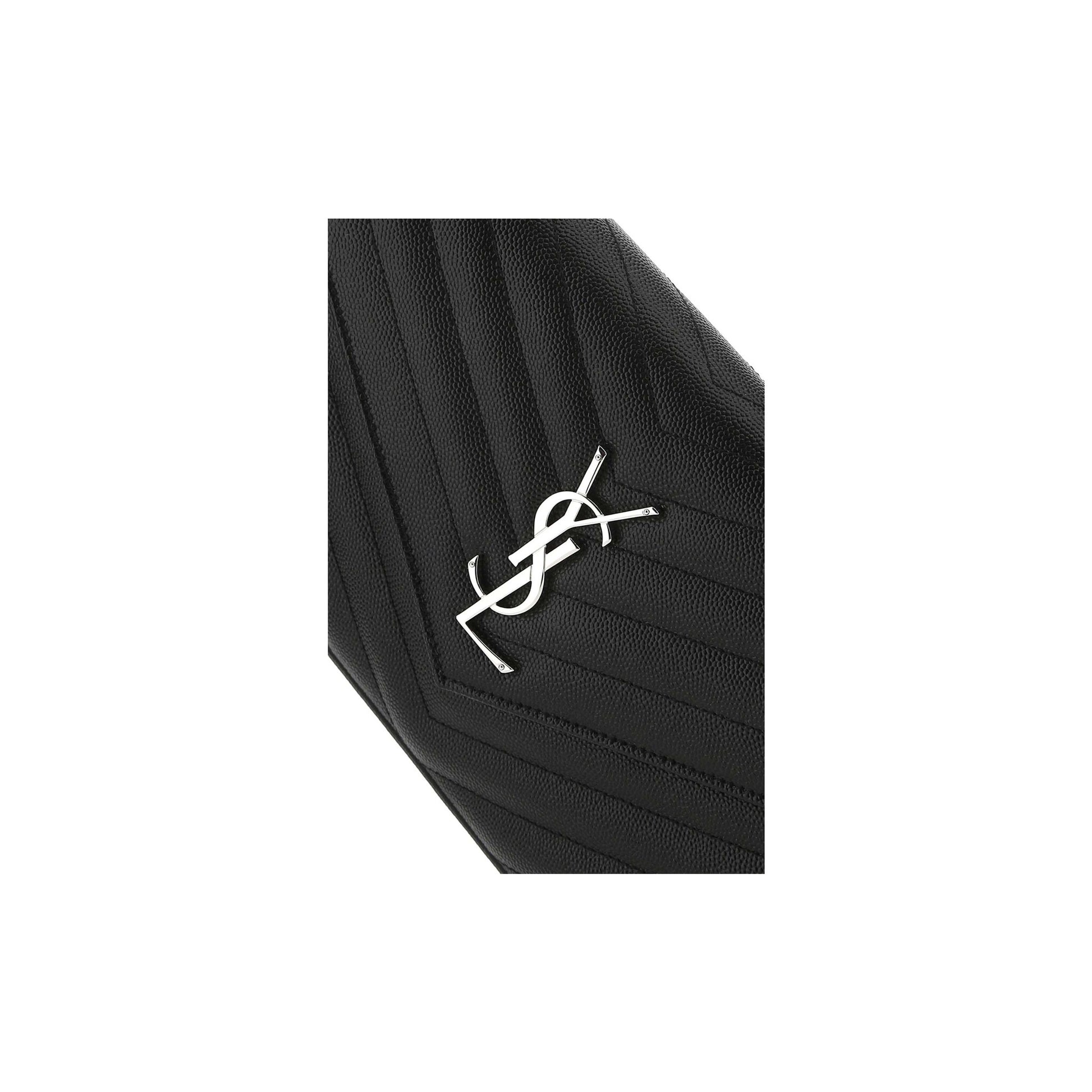 Saint Laurent Mala de Ombro em Pele