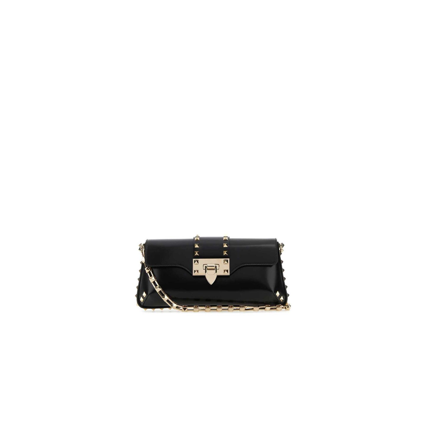 Mala de Ombro Rockstud em Pele 3W0B0M76QRP0NO