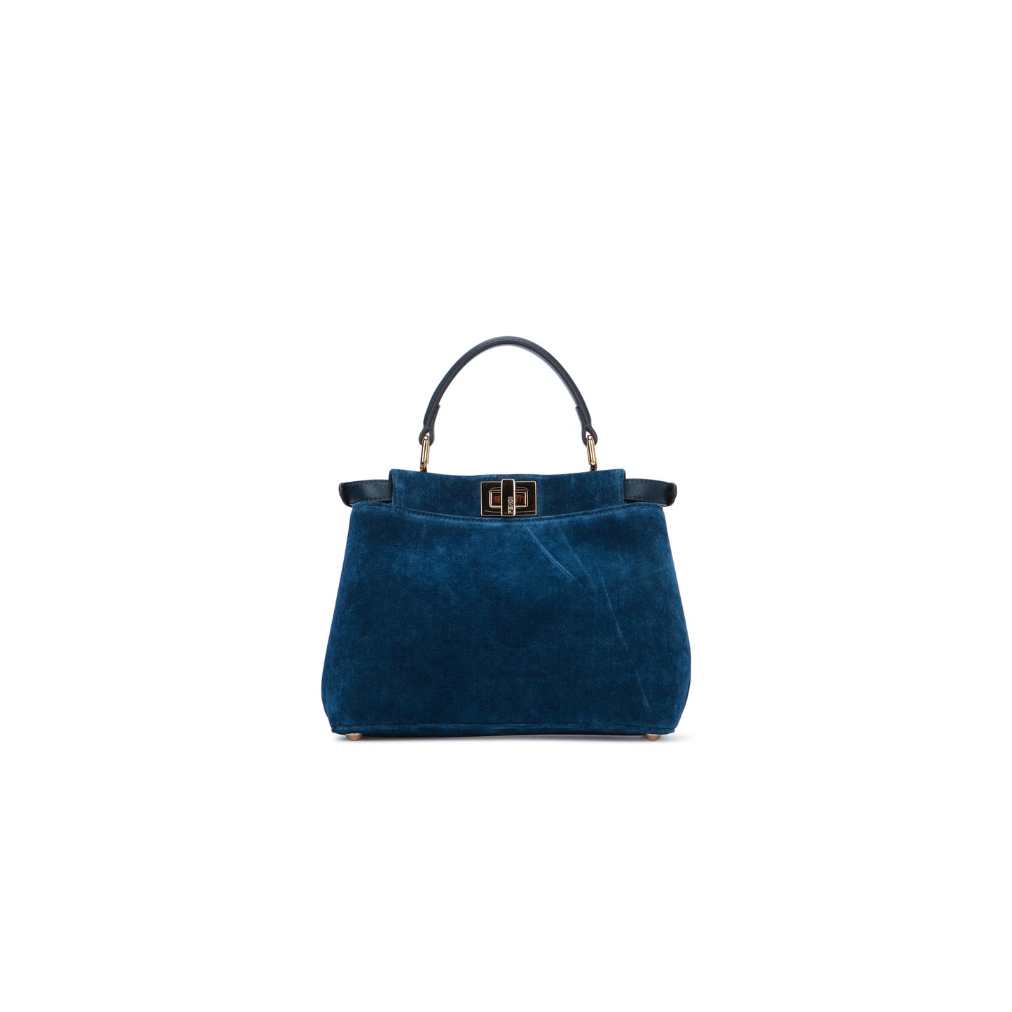Mala Peekaboo Azul em Pele