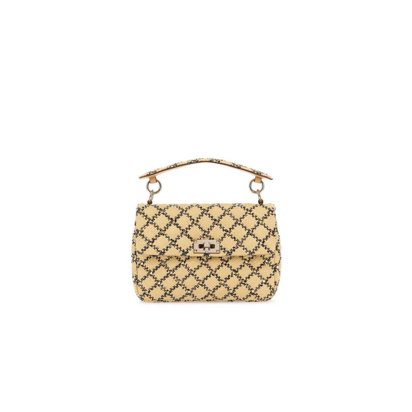 Mala de Mão Rockstud em Ráfia 4W0B0122MHFZM1