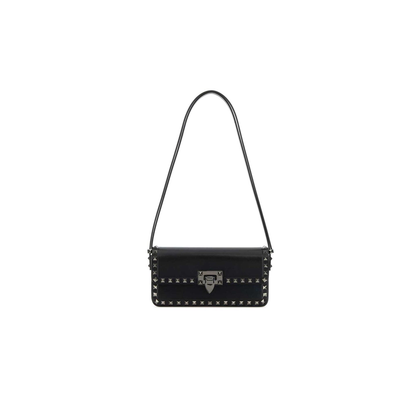 Mala de Ombro Rockstud em Pele 4W2B0M77QYV0NO