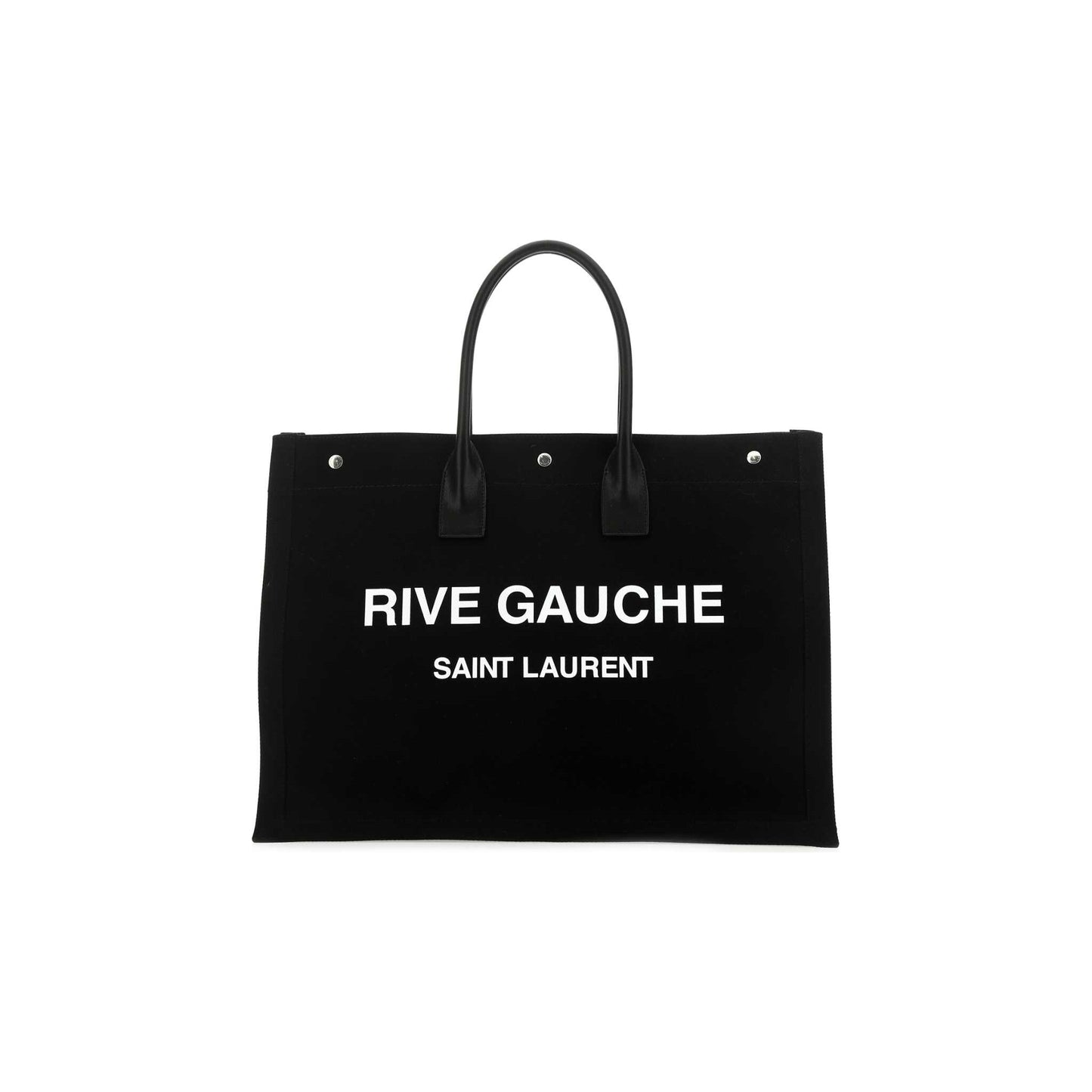 Saint Laurent Mala Tote Grande Rive Gauche em Pele