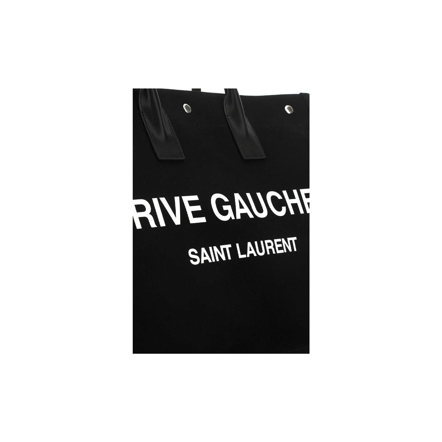 Saint Laurent Mala Tote Grande Rive Gauche em Pele