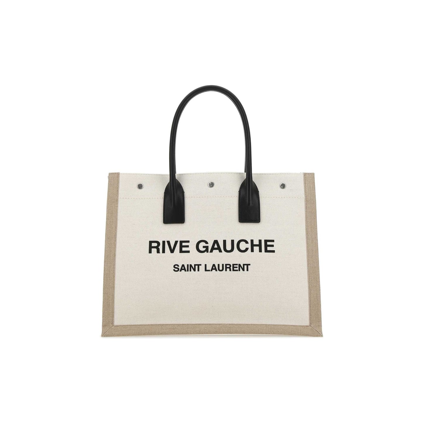 Saint Laurent Mala Tote Grande Rive Gauche em Pele