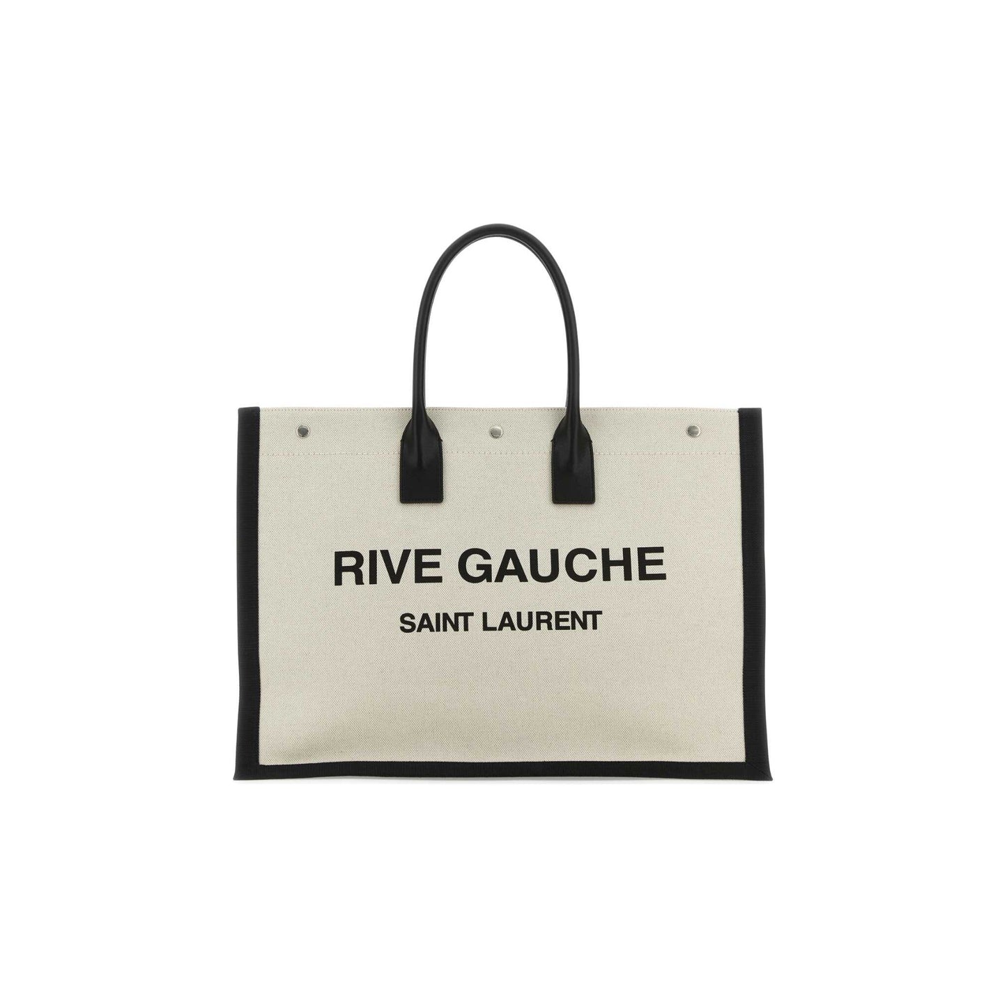 Saint Laurent Mala Tote Grande Rive Gauche em Pele