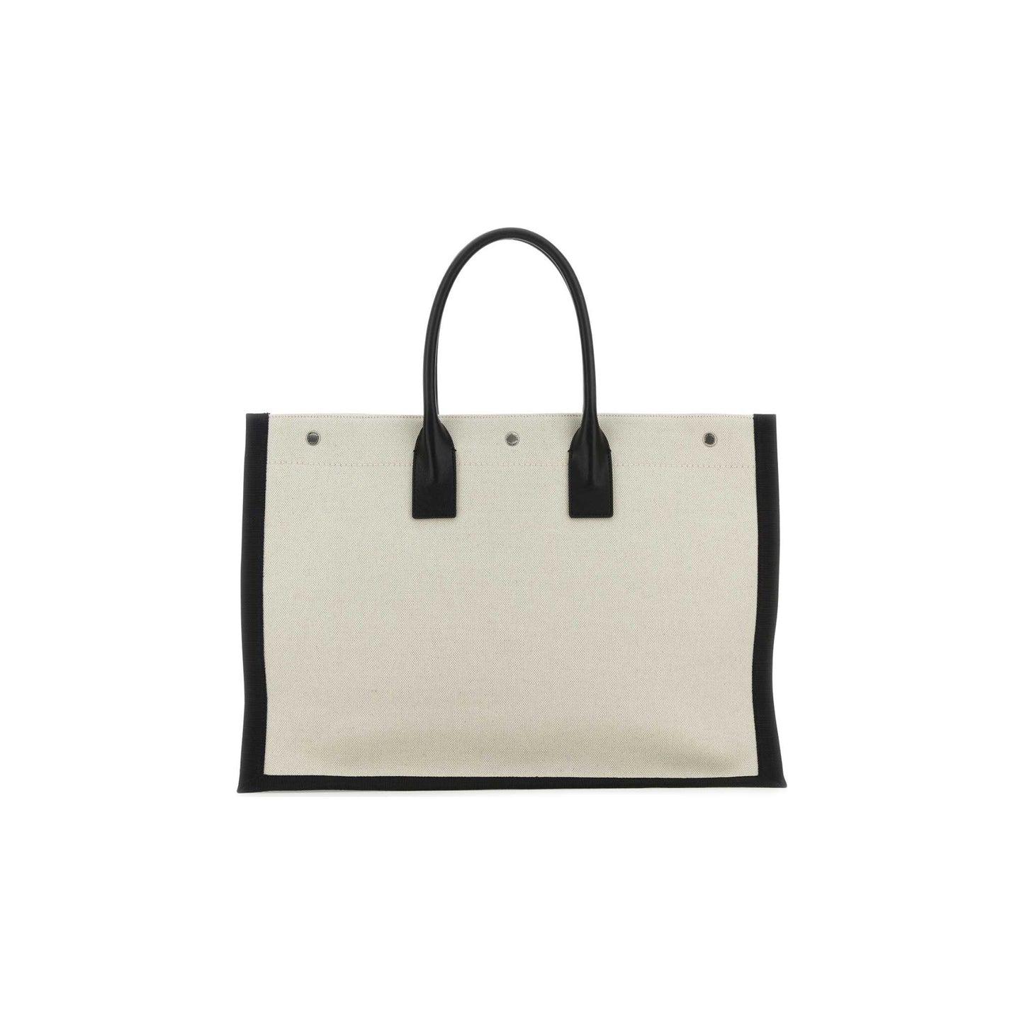 Saint Laurent Mala Tote Grande Rive Gauche em Pele