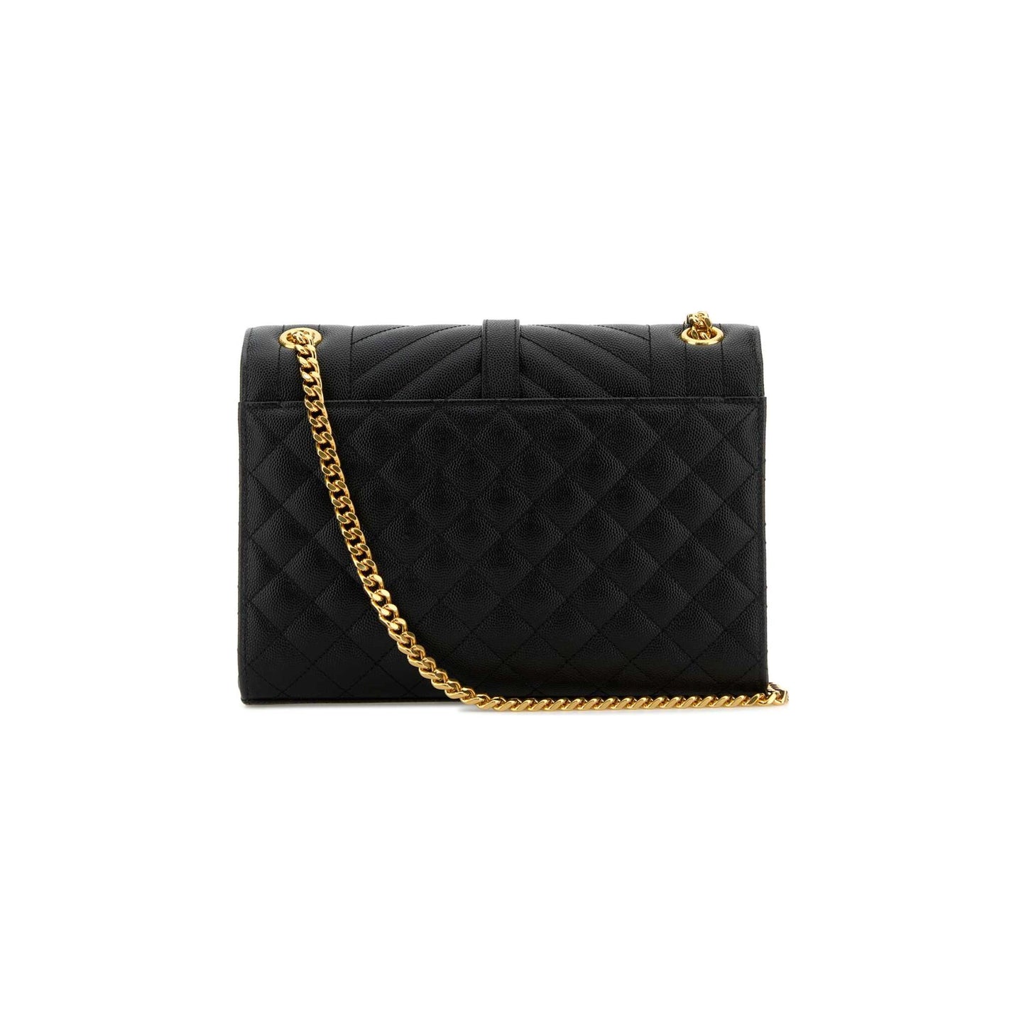 Saint Laurent Mala de Ombro Média Envelope em Pele