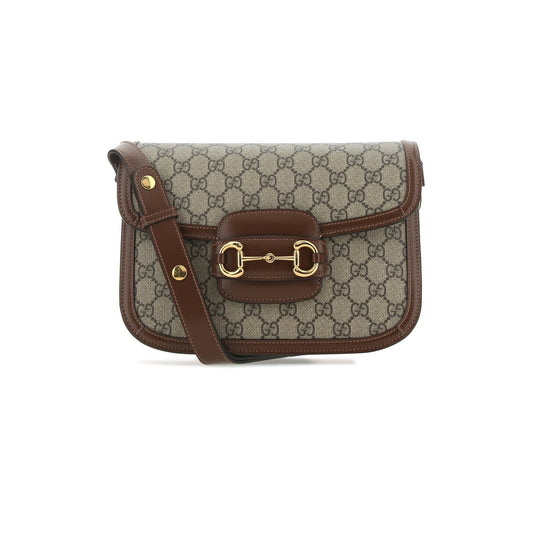 Gucci Mala de Ombro Média Horsebit 1955 em Lona