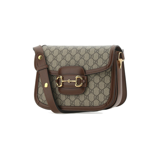 Gucci Mala de Ombro Média Horsebit 1955 em Lona