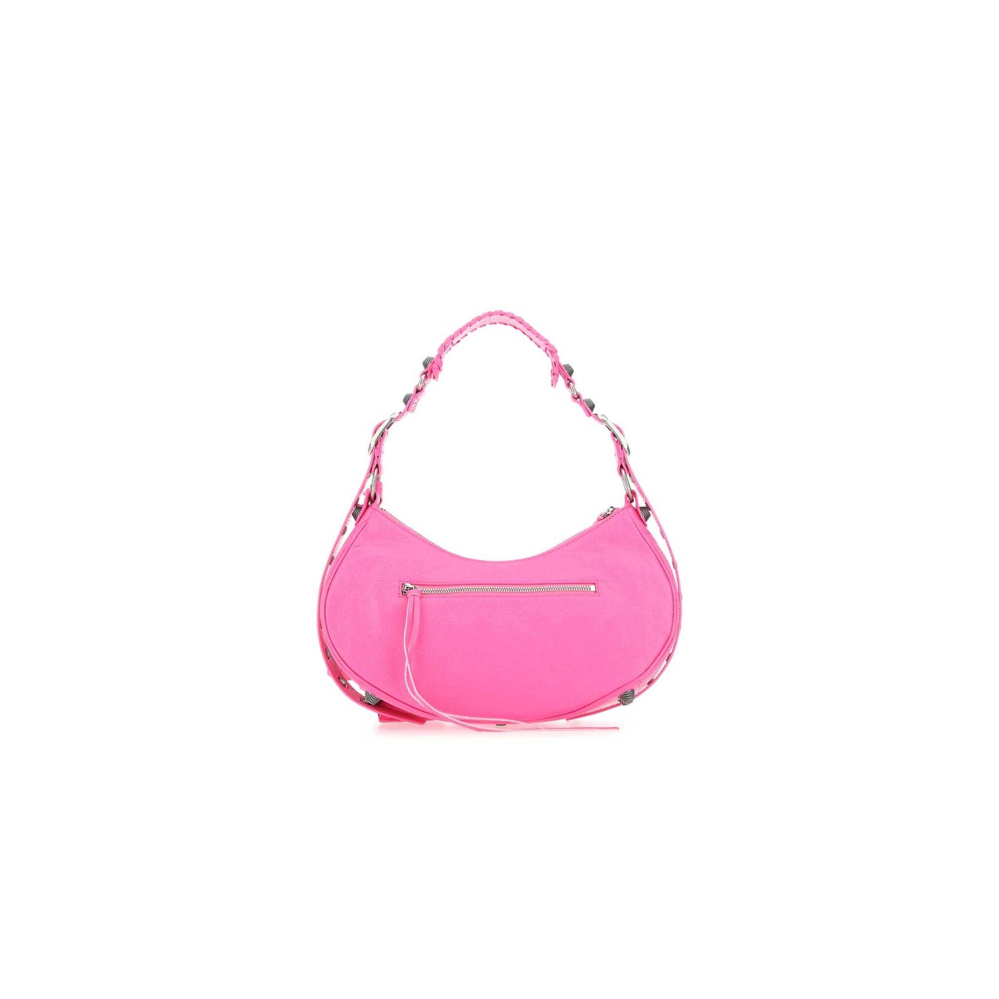 Mala de Ombro Le Cagole S em Napa Rosa Fluo