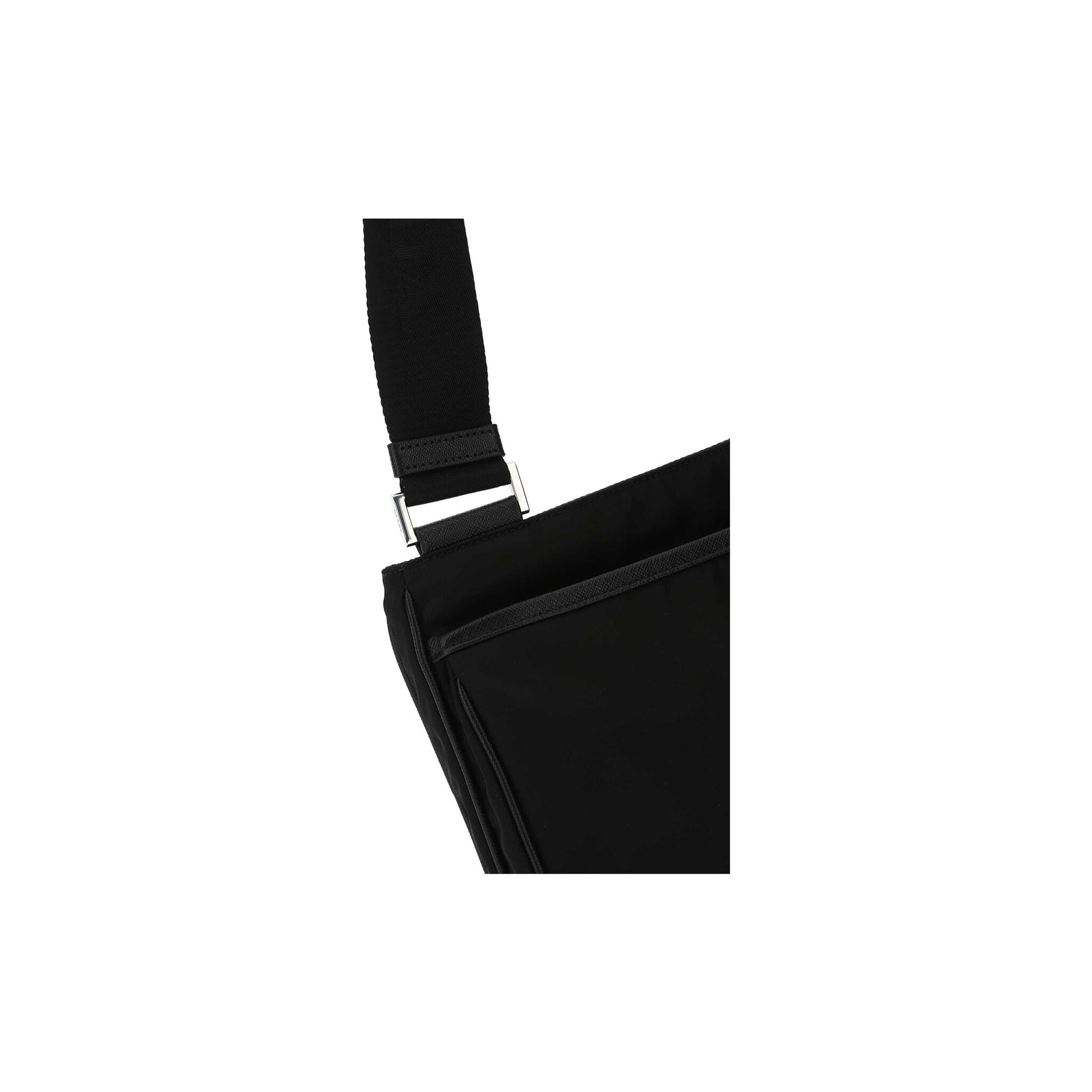 Prada Mala de Ombro em Re-Nylon — Preto