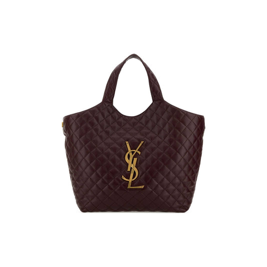 Saint Laurent Mala Tote Icare em Pele de Cordeiro