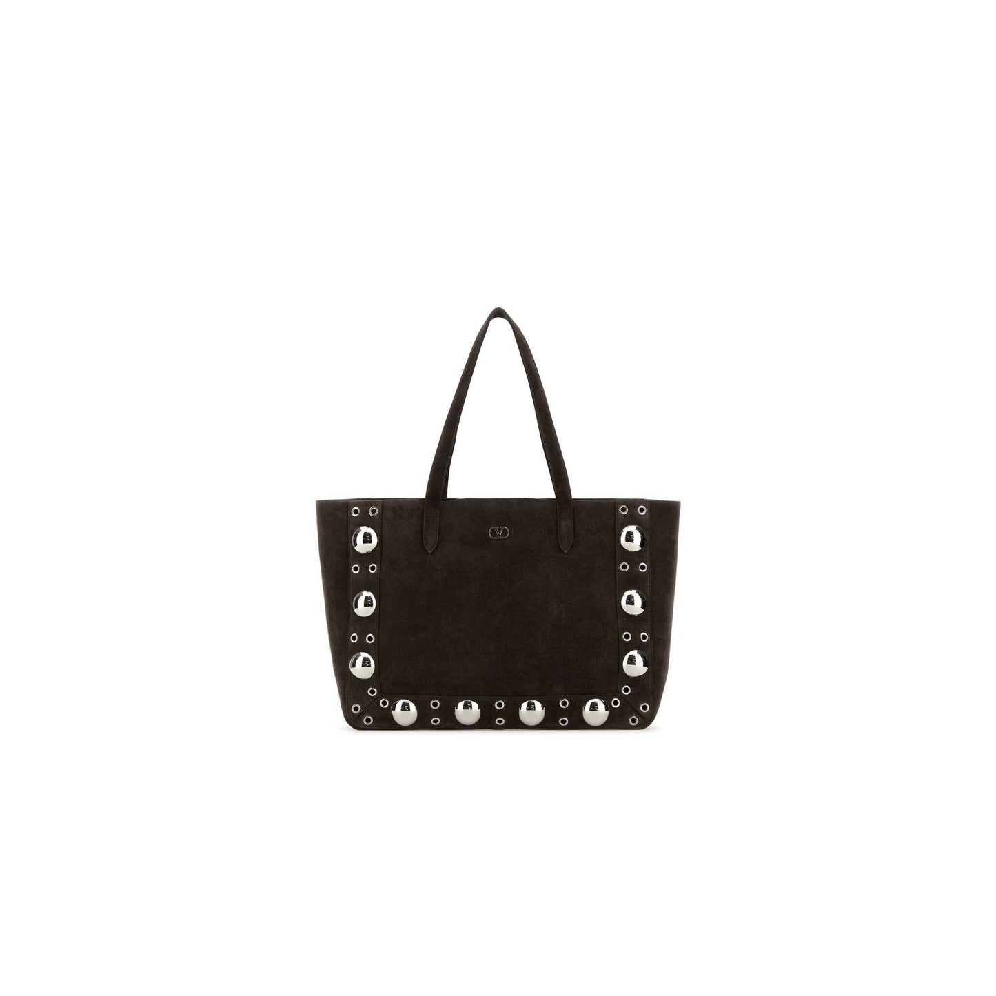 Valentino Garavani Medium Nellcôte Suede Shopping Bag