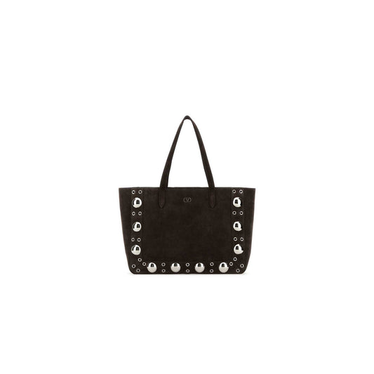 Valentino Garavani Medium Nellcôte Suede Shopping Bag
