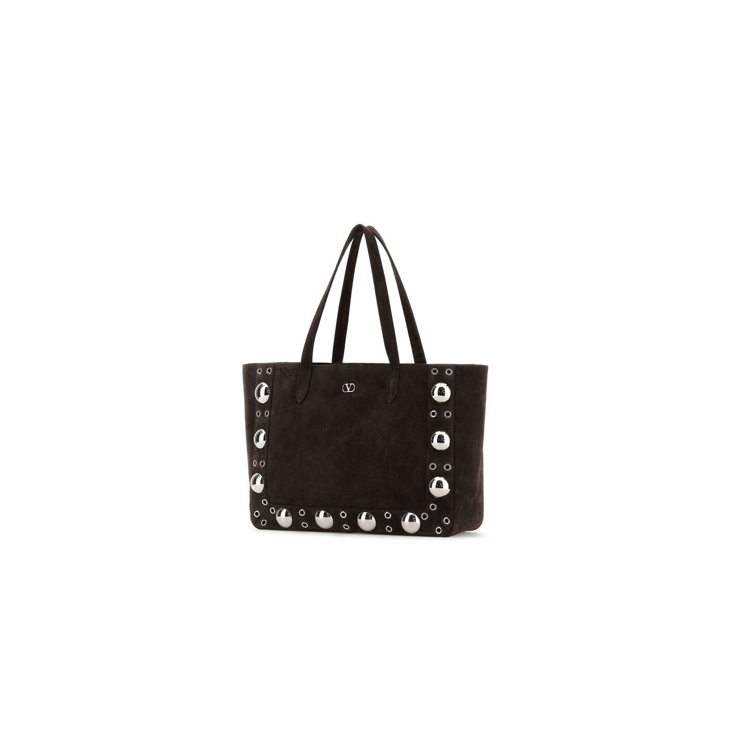 Valentino Garavani Medium Nellcôte Suede Shopping Bag