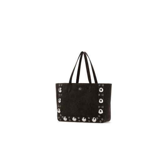 Valentino Garavani Medium Nellcôte Suede Shopping Bag