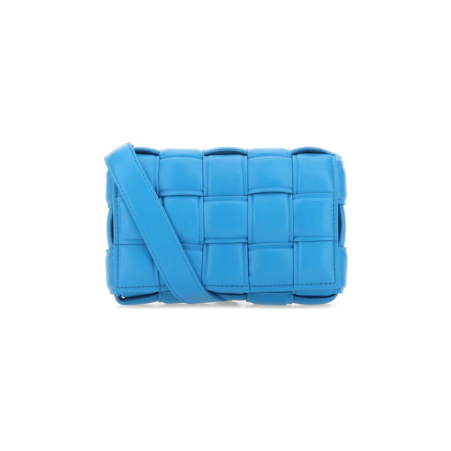 Mala Tiracolo Pequena Padded Cassette Lilla em Napa 717506VCQR14619
