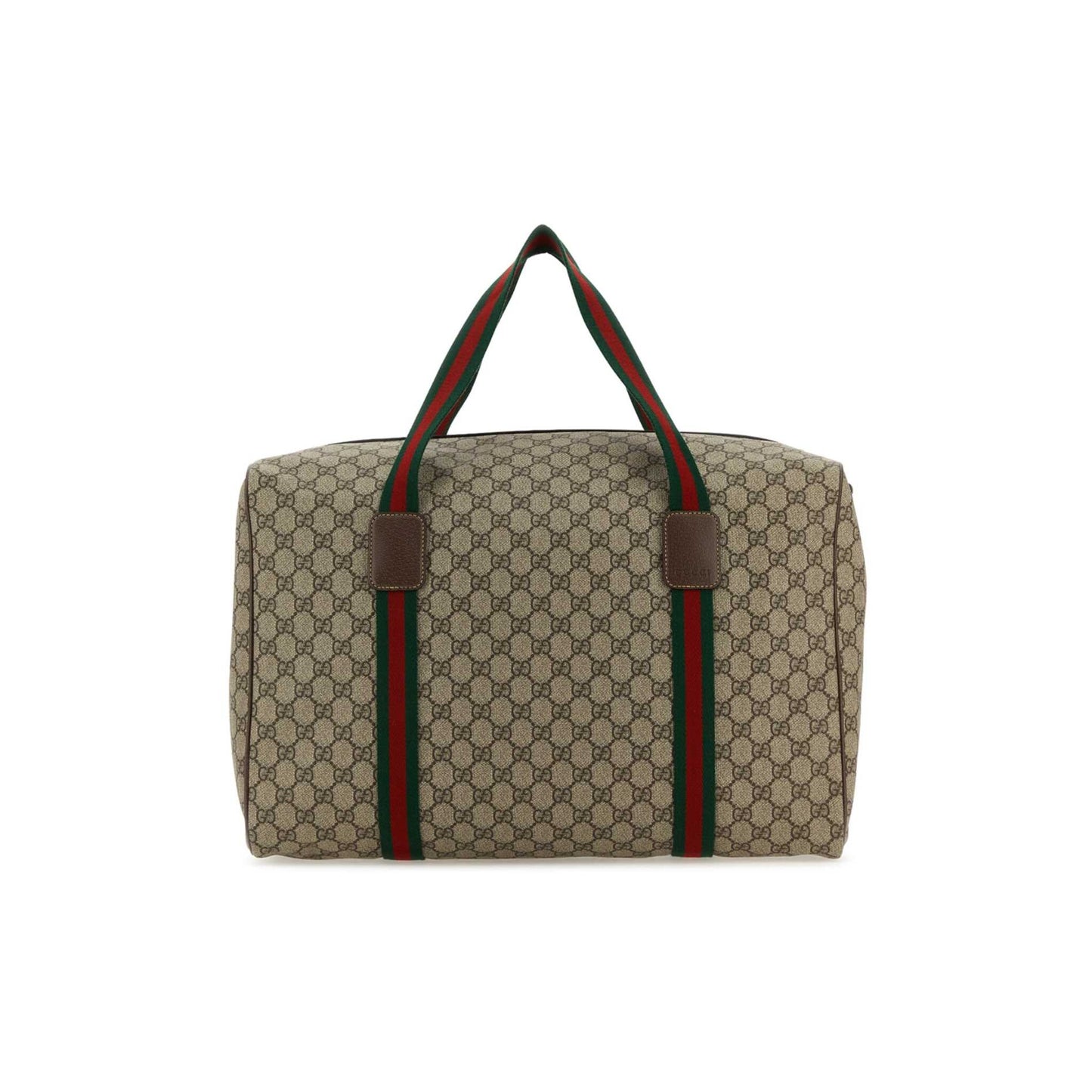 Gucci Saco de Viagem Médio com Web em Lona GG Supreme