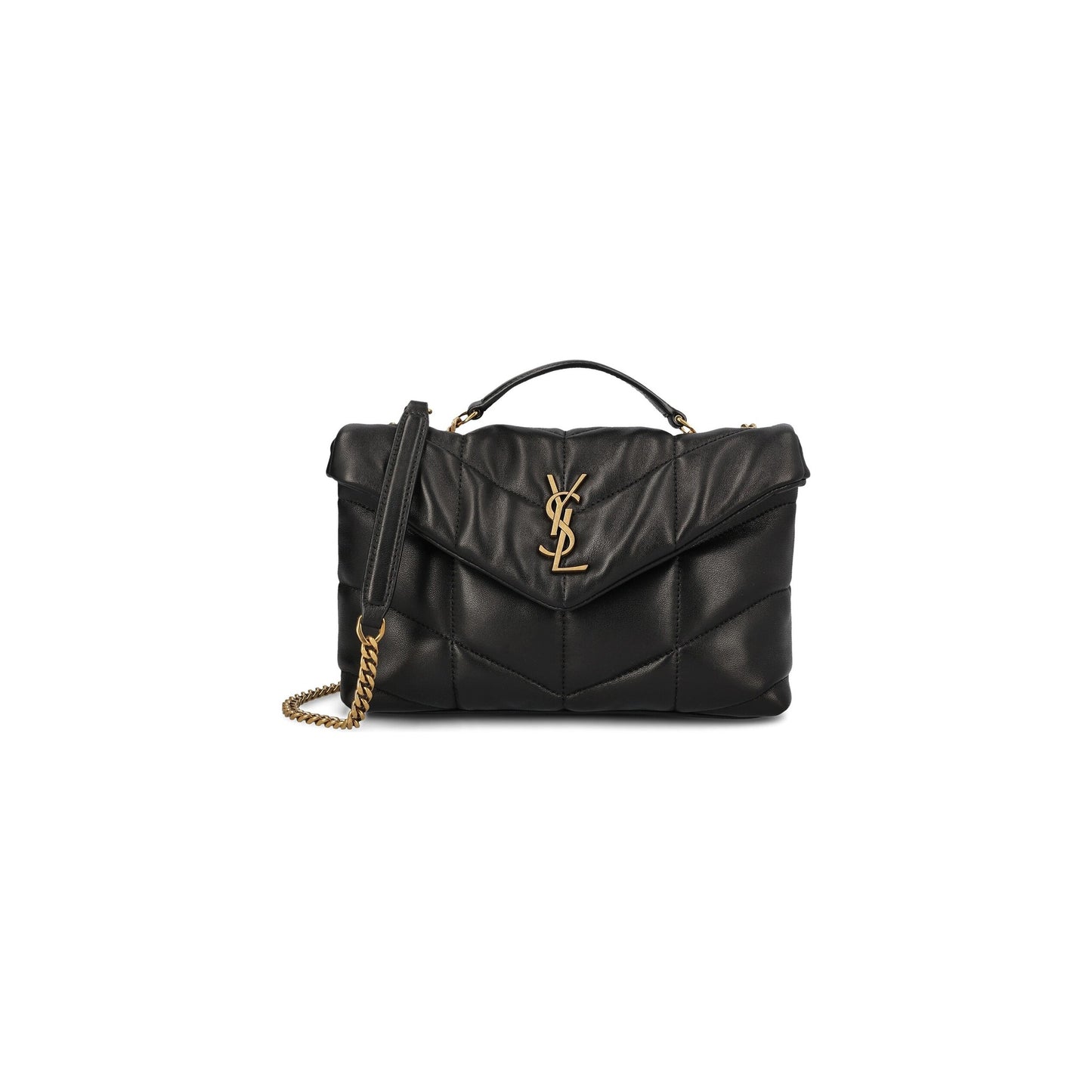 Mala Tiracolo Toy Puffer em Pele de Vitela - Saint Laurent Mala a Tiracolo | Durzio