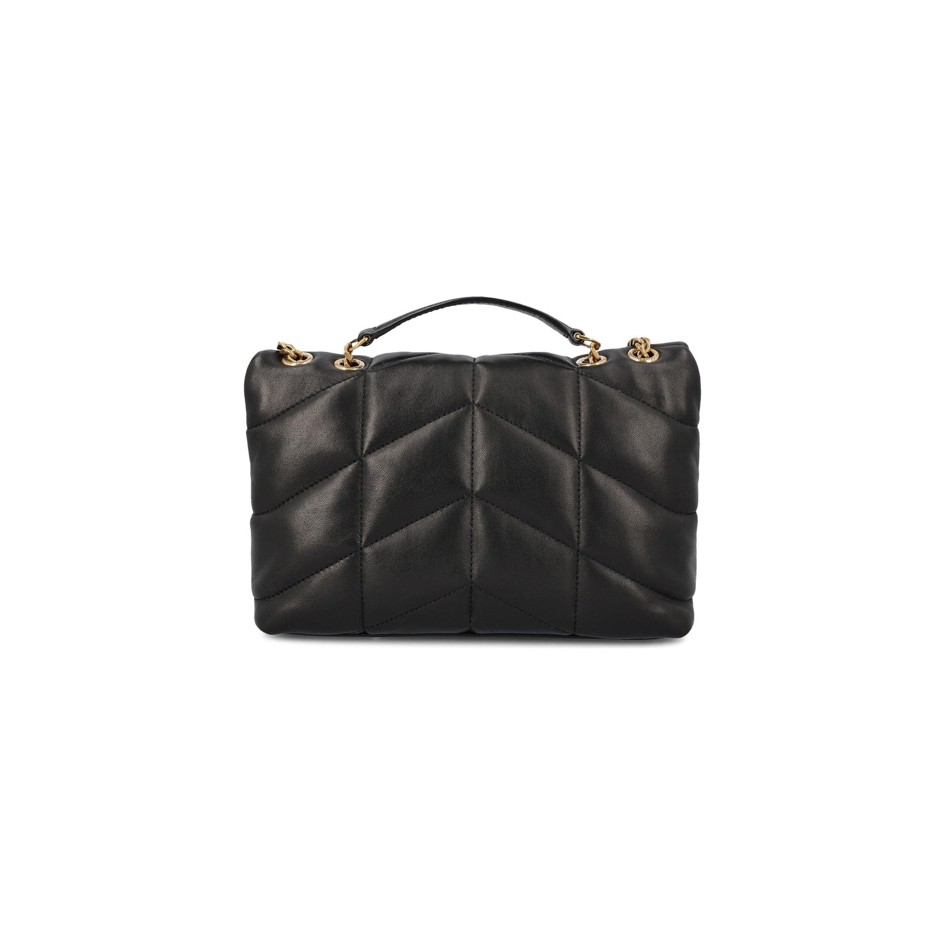 Mala Tiracolo Toy Puffer em Pele de Vitela - Saint Laurent Mala a Tiracolo | Durzio