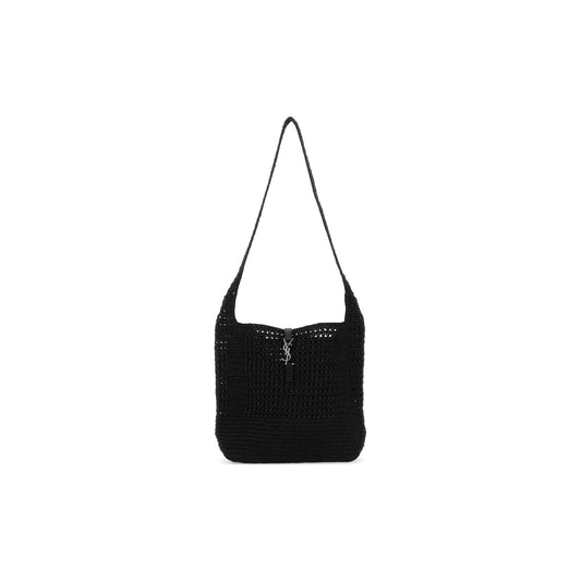 Saint Laurent Mala de Ombro Média Le 5 à 7 em Ráfia