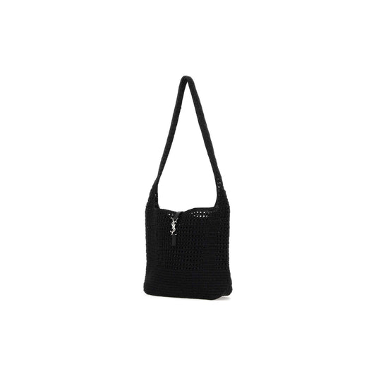 Saint Laurent Mala de Ombro Média Le 5 à 7 em Ráfia