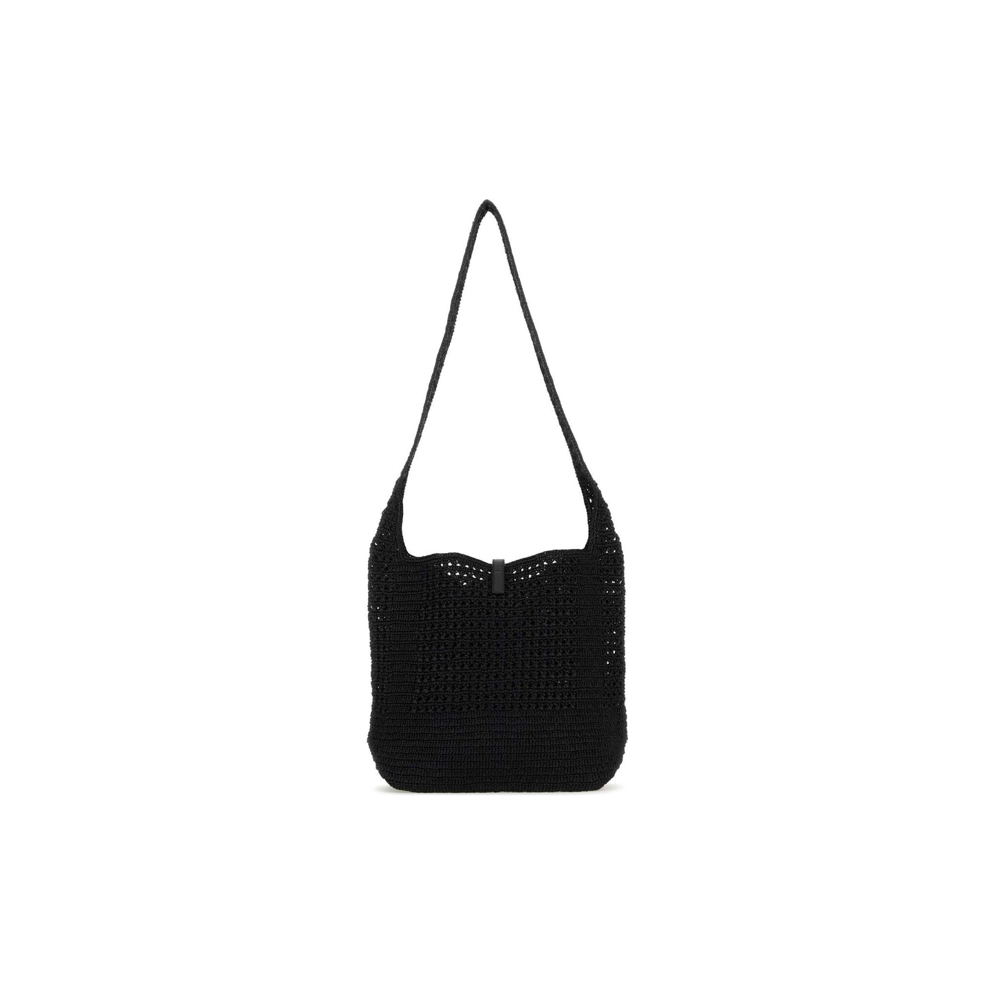Saint Laurent Mala de Ombro Média Le 5 à 7 em Ráfia