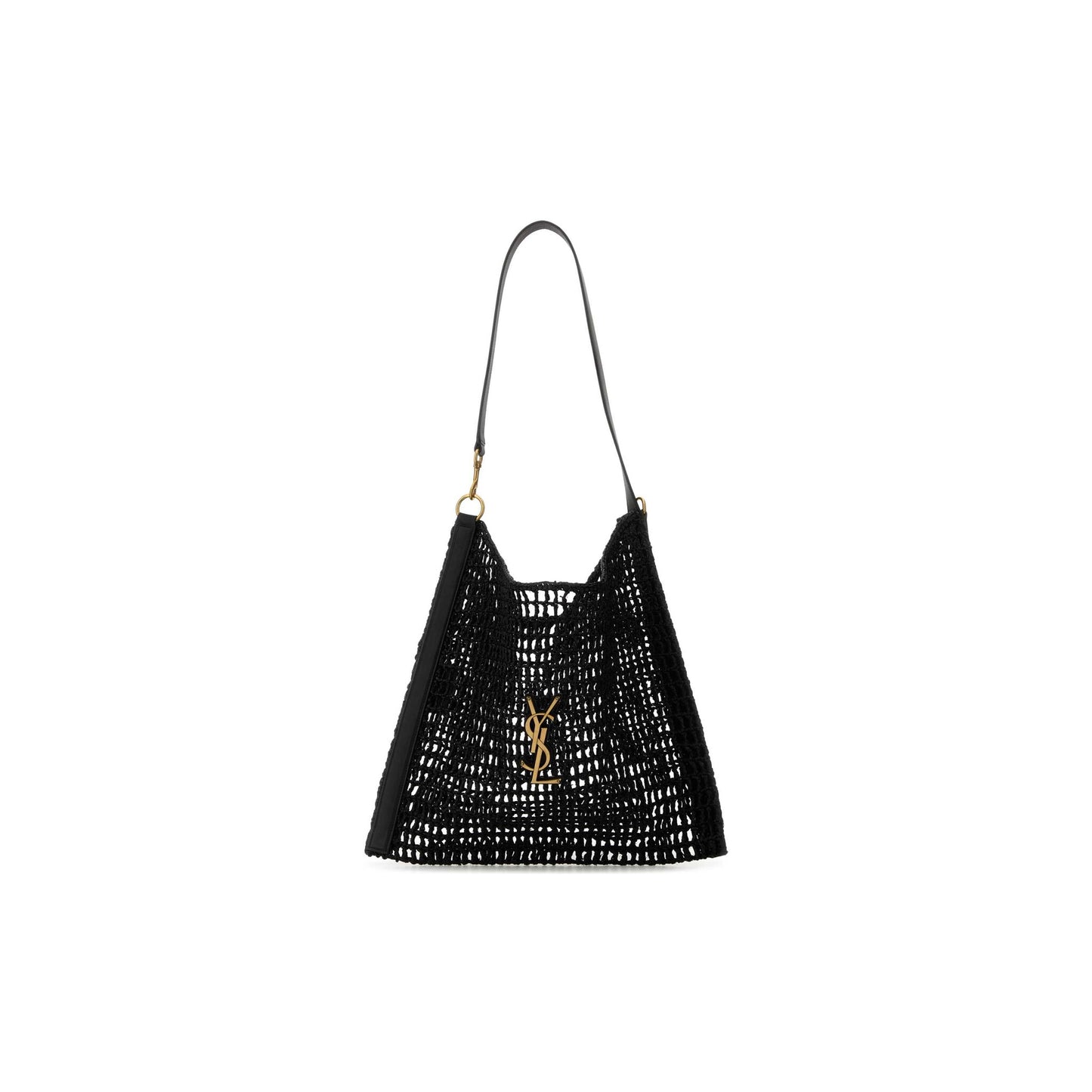 Saint Laurent Mala Tote Oxalis em Ráfia