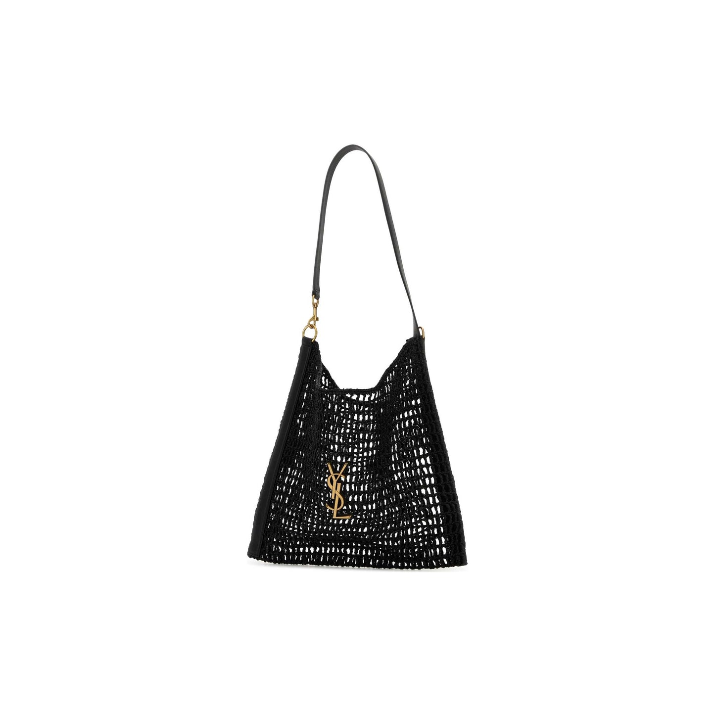 Saint Laurent Mala Tote Oxalis em Ráfia