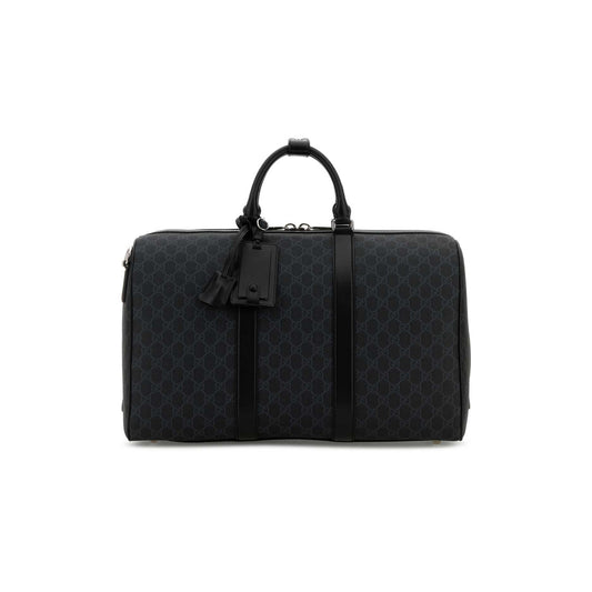 Gucci Mala Duffle com Alça em Pele