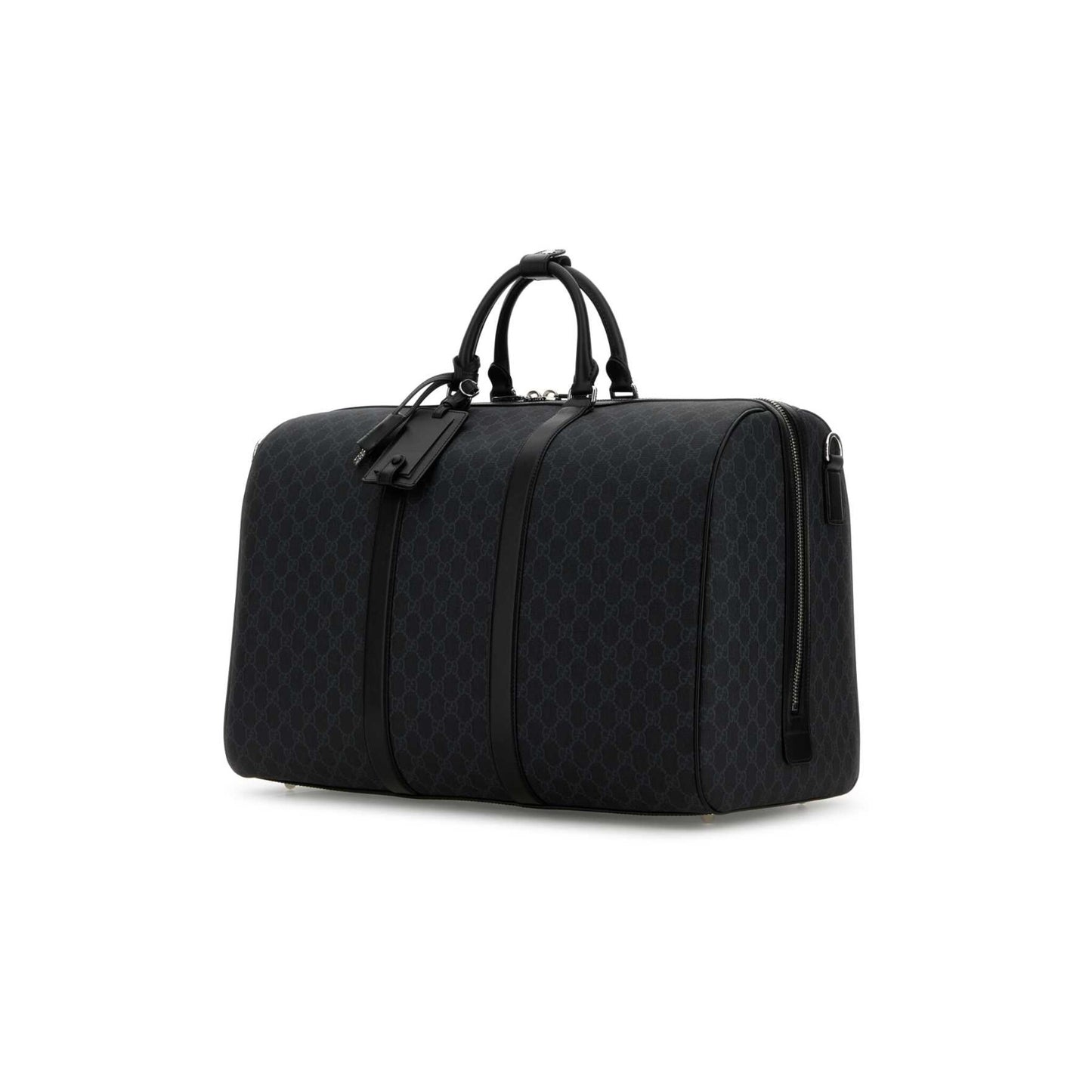 Gucci Saco de Viagem Grande GG Black em Lona GG Supreme