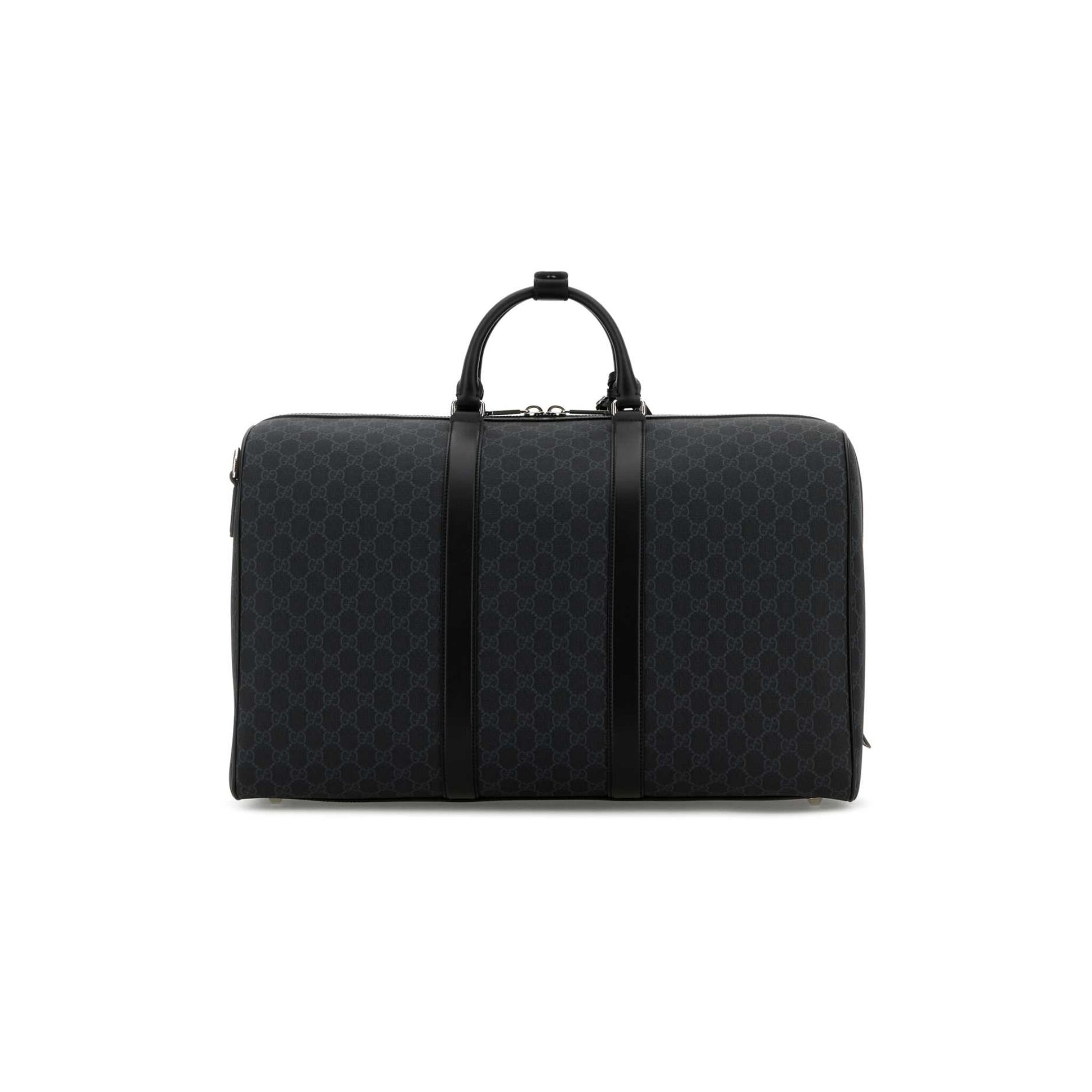 Gucci Saco de Viagem Grande GG Black em Lona GG Supreme