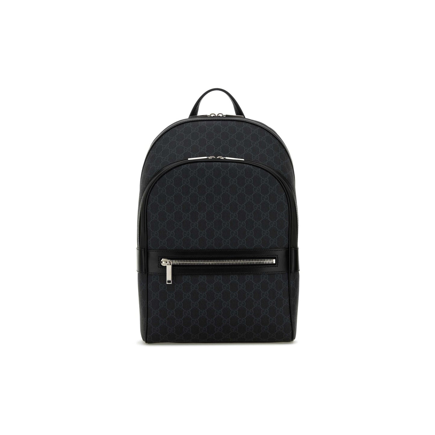 Gucci Mochila Média GG Black em Lona GG Supreme