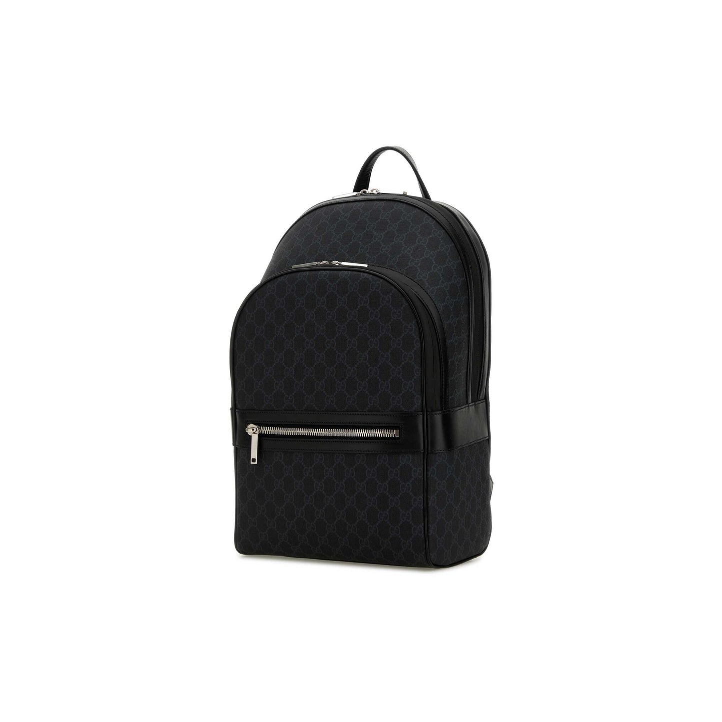 Gucci Mochila Média GG Black em Lona GG Supreme