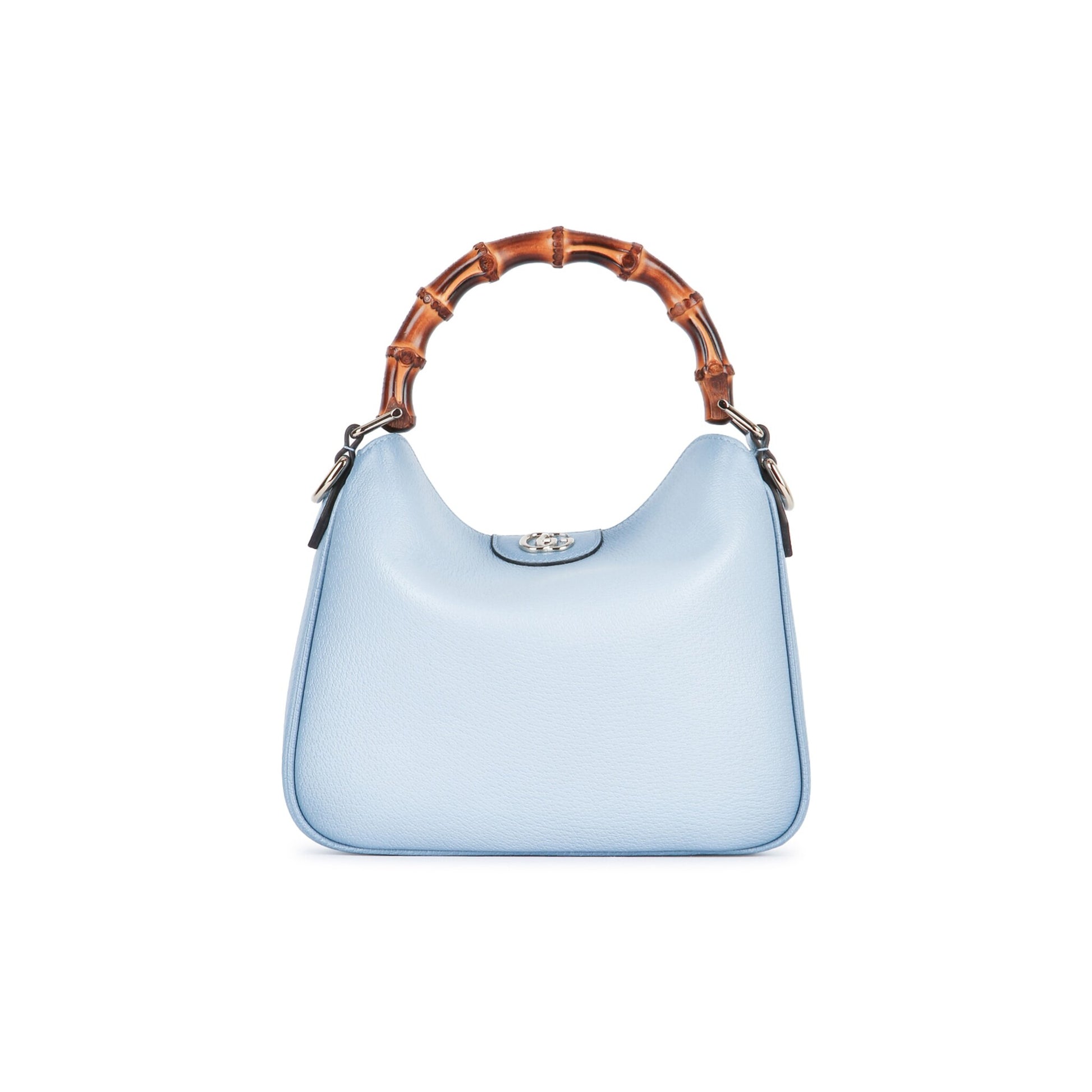 Gucci Mala de Ombro Pequena Diana em Lona GG — Azul