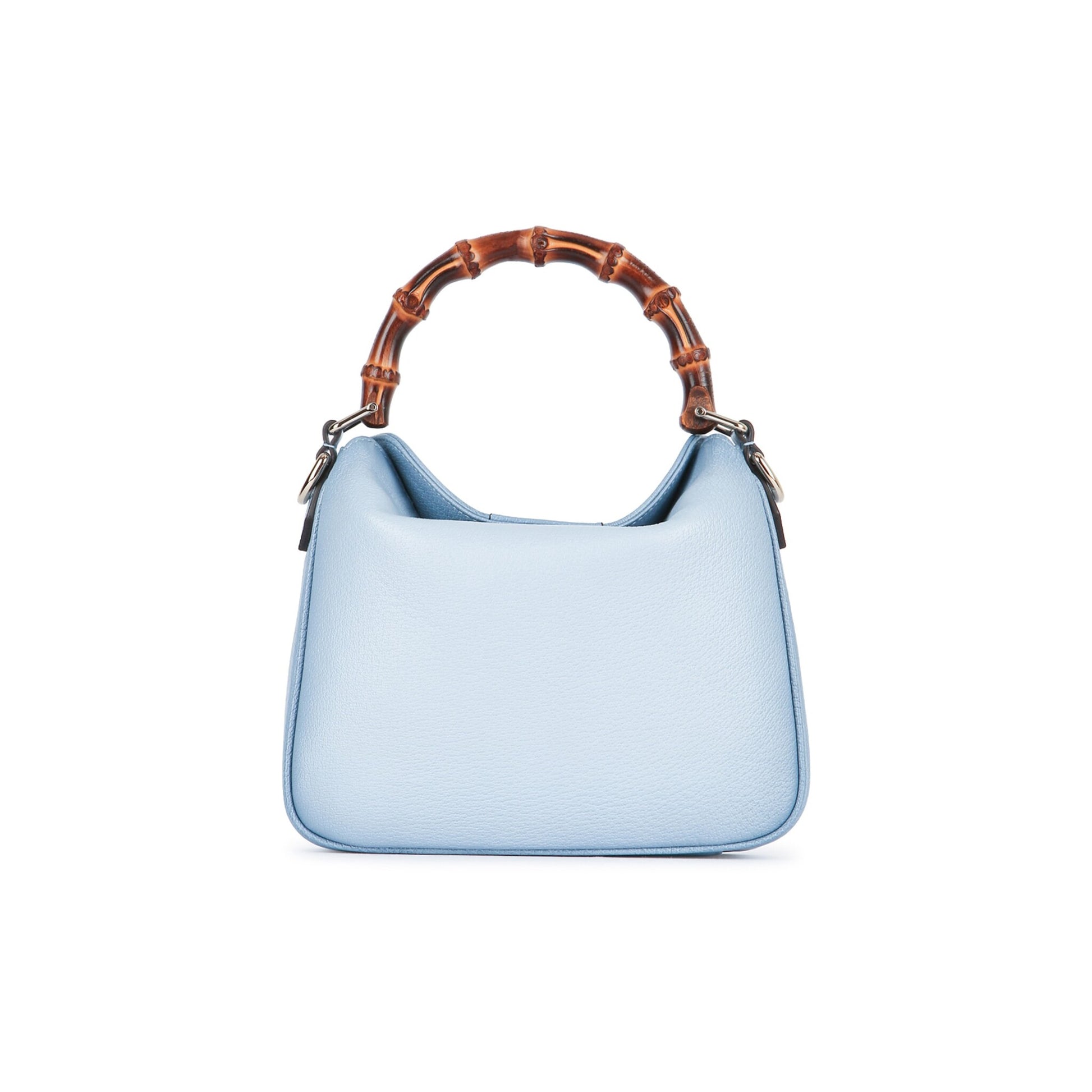 Gucci Mala de Ombro Pequena Diana em Lona GG — Azul