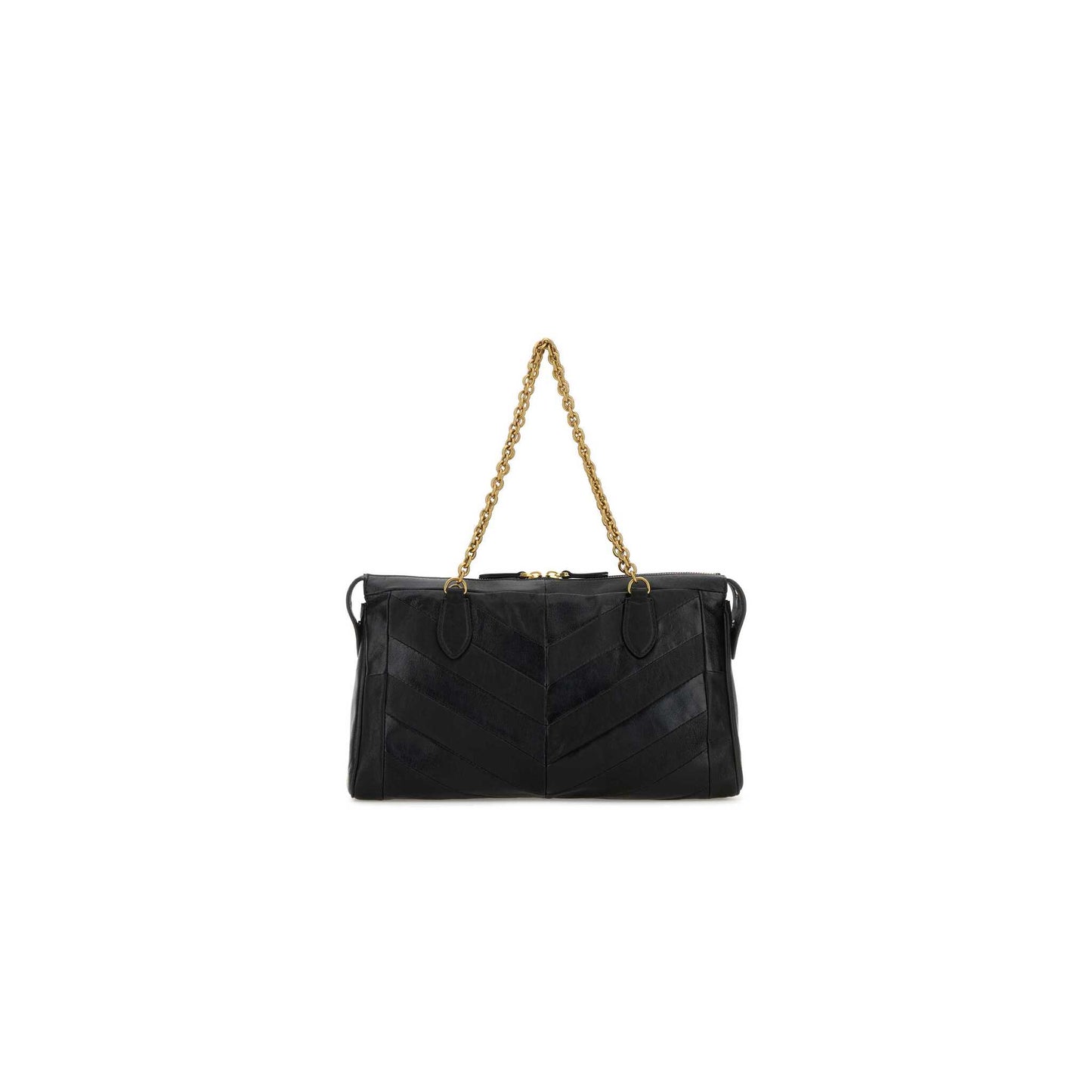Valentino Garavani Panthea Shoulder Bag In Nappa Leather With Chevron Pattern