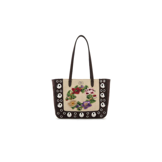 Valentino Garavani Nellcôte Mini Embroidered Shopping Bag