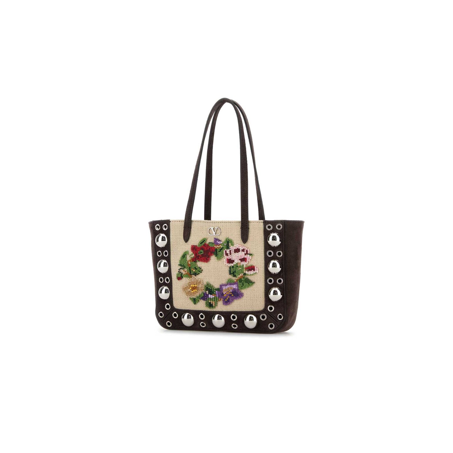 Valentino Garavani Nellcôte Mini Embroidered Shopping Bag