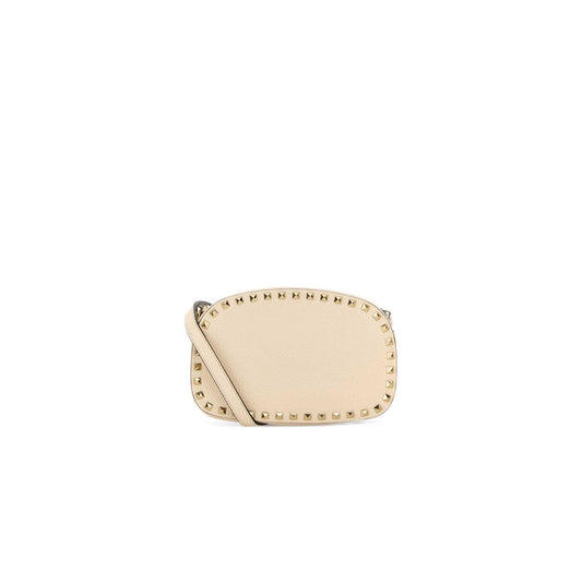 Mala Tiracolo Rockstud em Pele